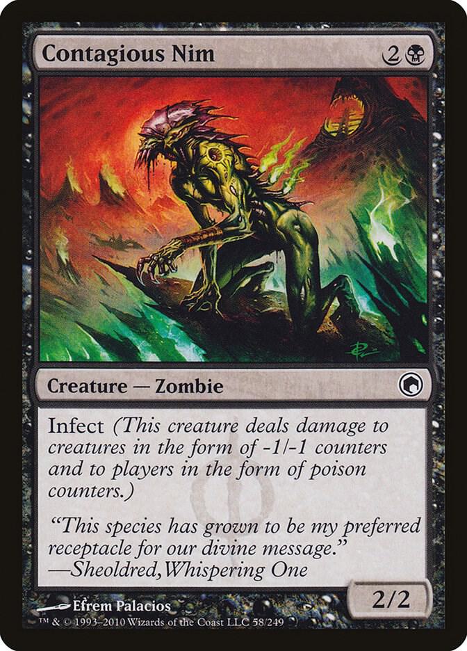 Contagious Nim 58 card from Scars of Mirrodin
