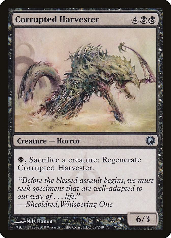 Corrupted Harvester 59 card from Scars of Mirrodin