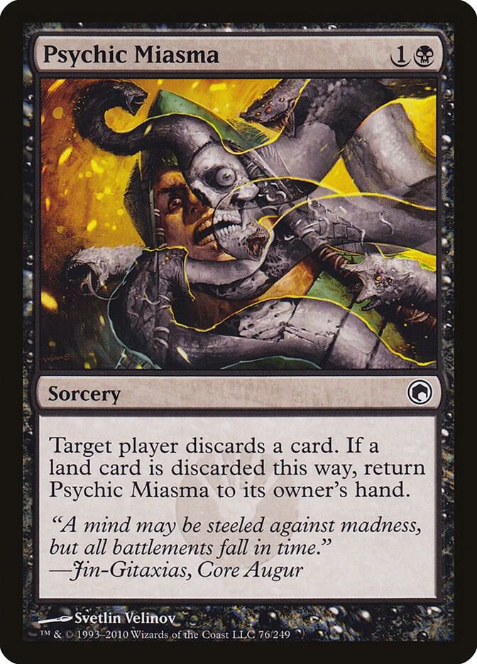 Psychic Miasma 76 card from Scars of Mirrodin