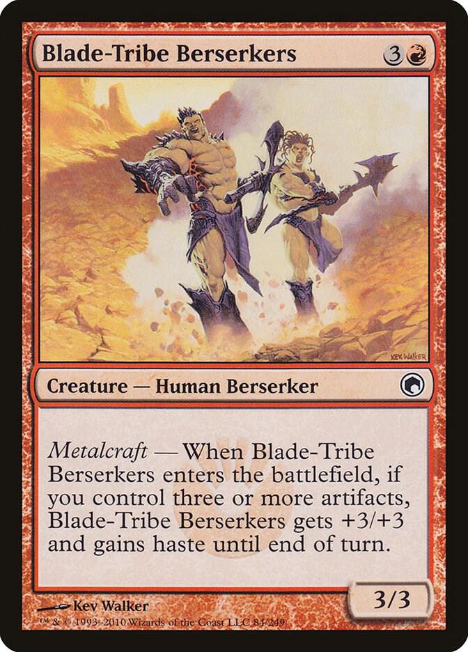 Blade-Tribe Berserkers 84 card from Scars of Mirrodin