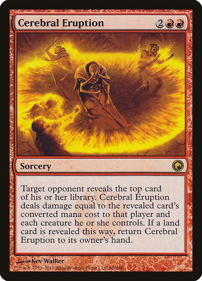 Cerebral Eruption 86 card from Scars of Mirrodin