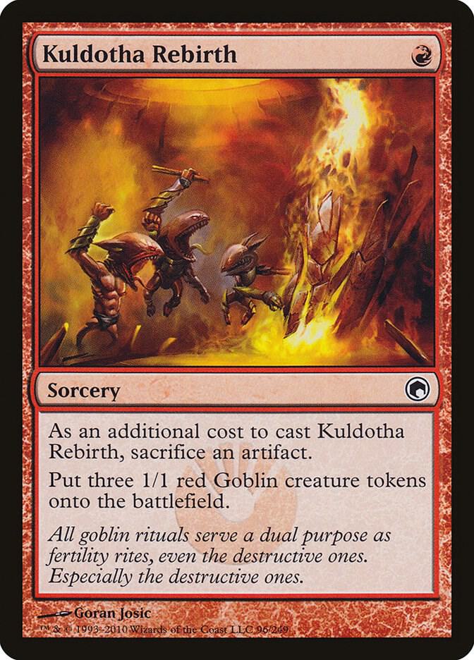 Kuldotha Rebirth 96 card from Scars of Mirrodin