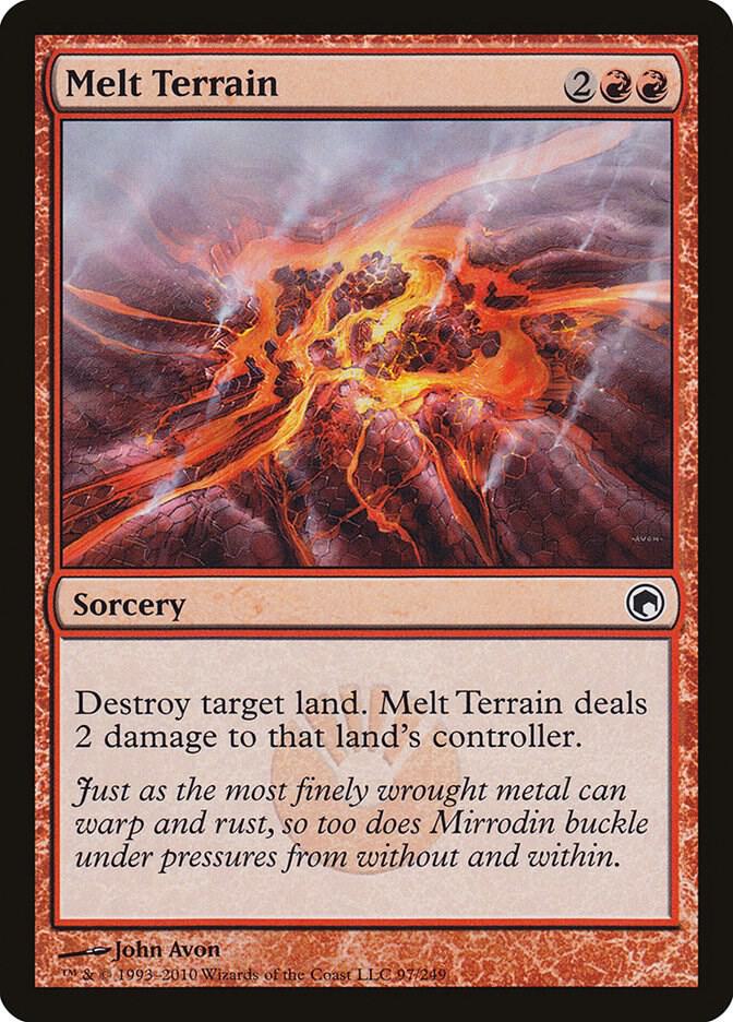 Melt Terrain 97 card from Scars of Mirrodin