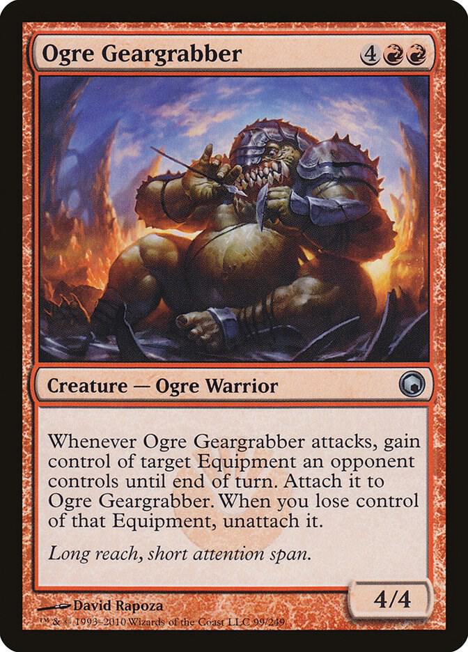 Ogre Geargrabber 99 card from Scars of Mirrodin