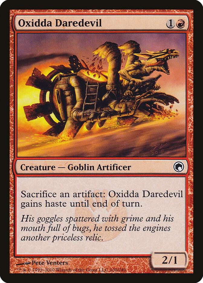 Oxidda Daredevil 100 card from Scars of Mirrodin