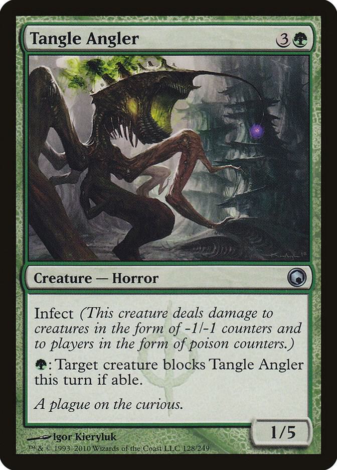 Tangle Angler 128 card from Scars of Mirrodin