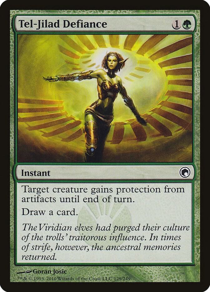 Tel-Jilad Defiance 129 card from Scars of Mirrodin