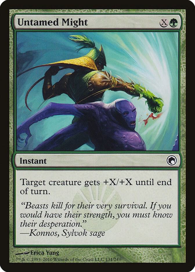 Untamed Might 131 card from Scars of Mirrodin