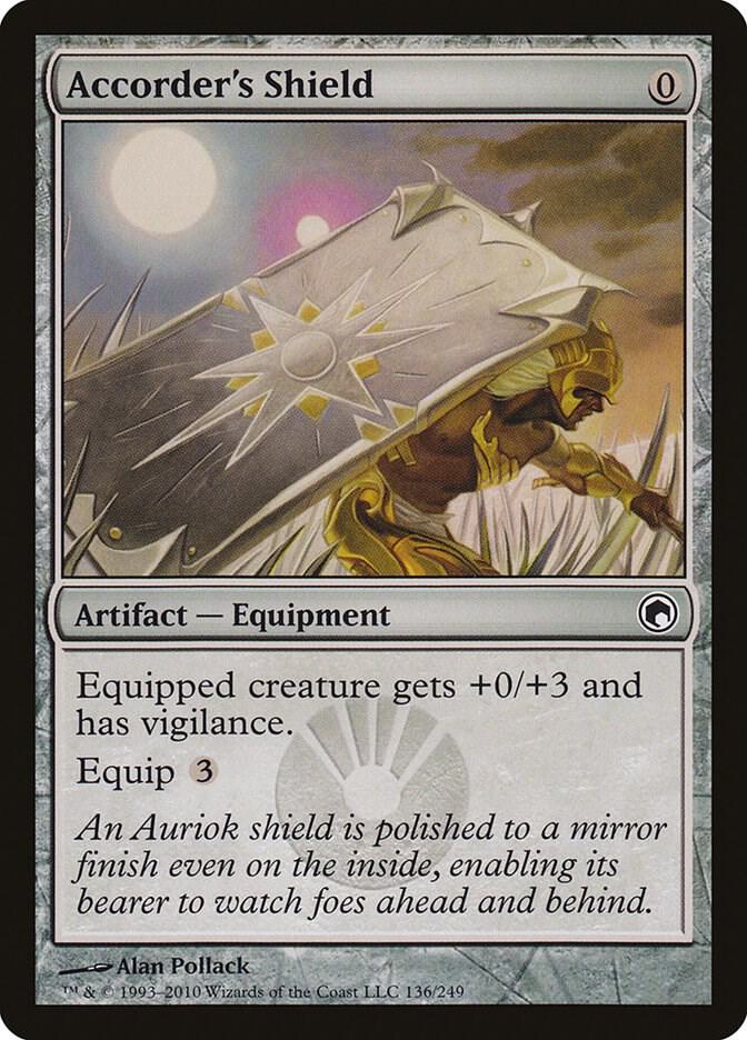 Accorder's Shield 136 card from Scars of Mirrodin