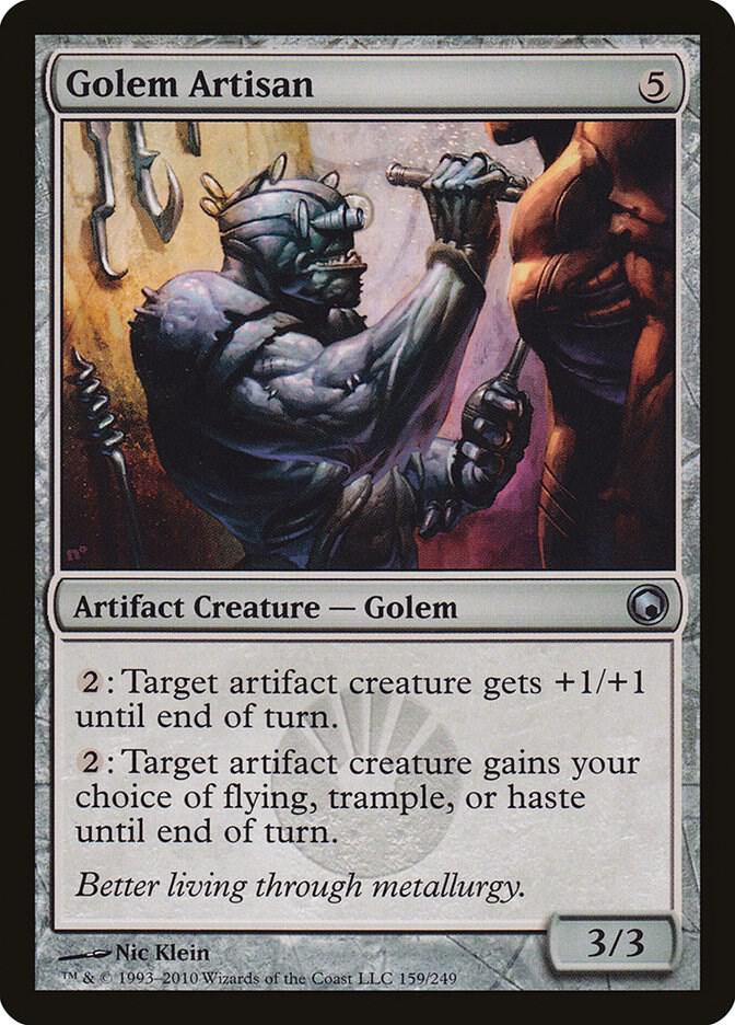 Golem Artisan 159 card from Scars of Mirrodin
