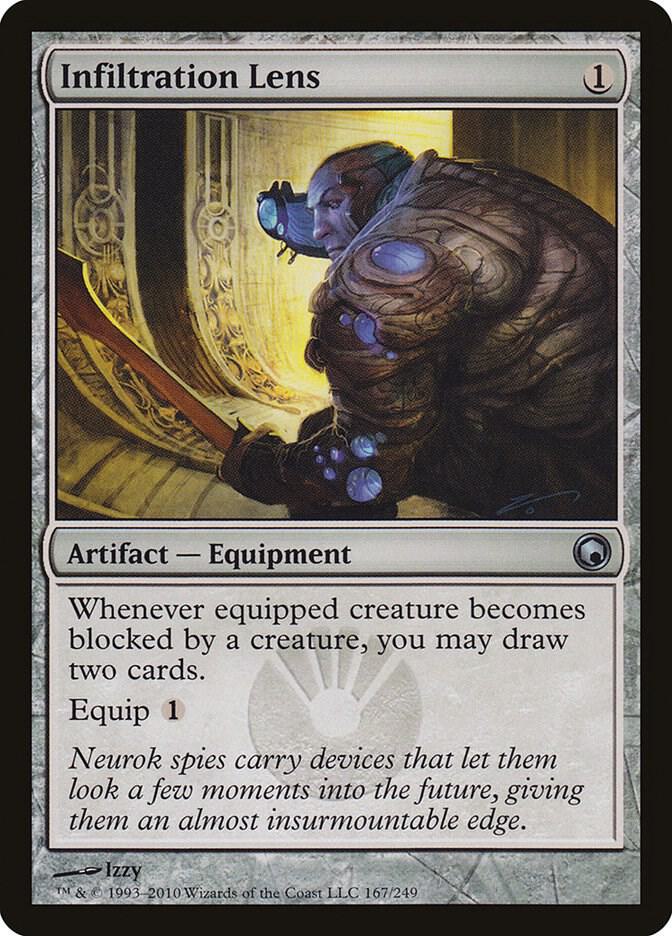 Infiltration Lens 167 card from Scars of Mirrodin