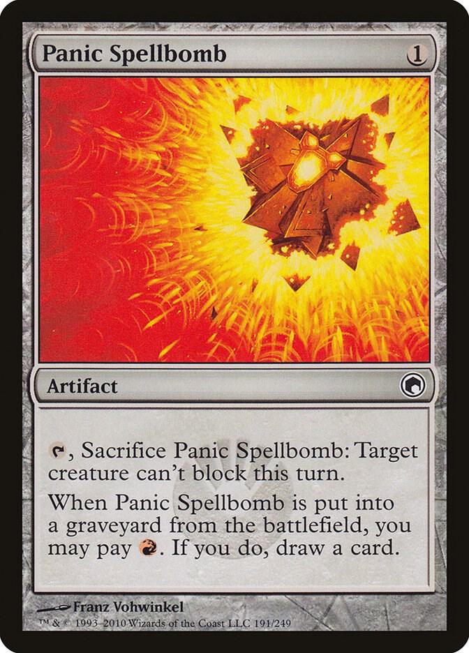 Panic Spellbomb 191 card from Scars of Mirrodin