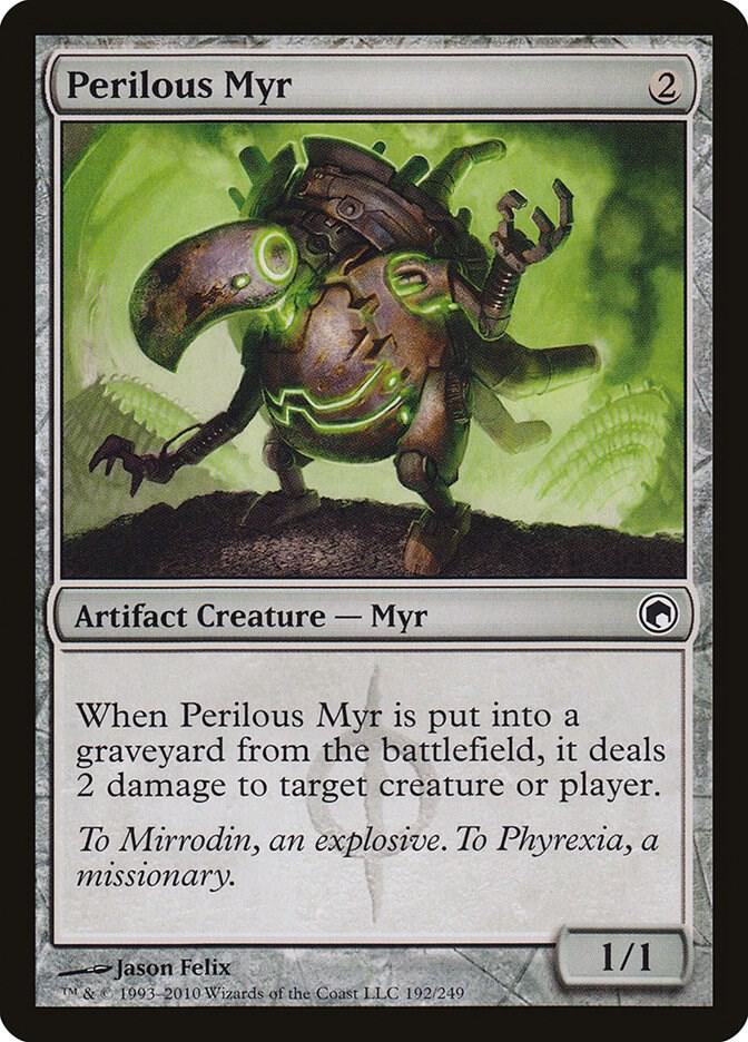 Perilous Myr 192 card from Scars of Mirrodin