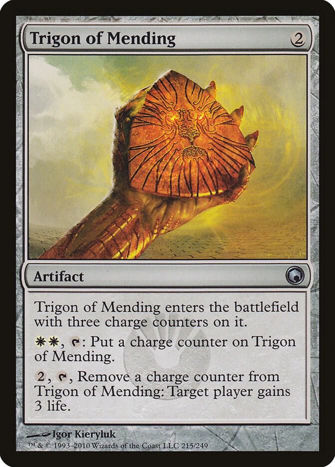 Trigon of Mending 215 card from Scars of Mirrodin