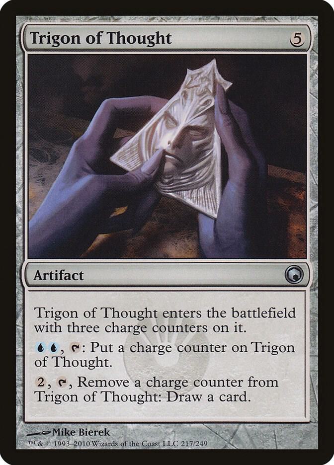 Trigon of Thought 217 card from Scars of Mirrodin