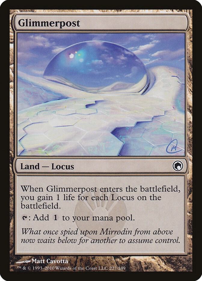 Glimmerpost 227 card from Scars of Mirrodin