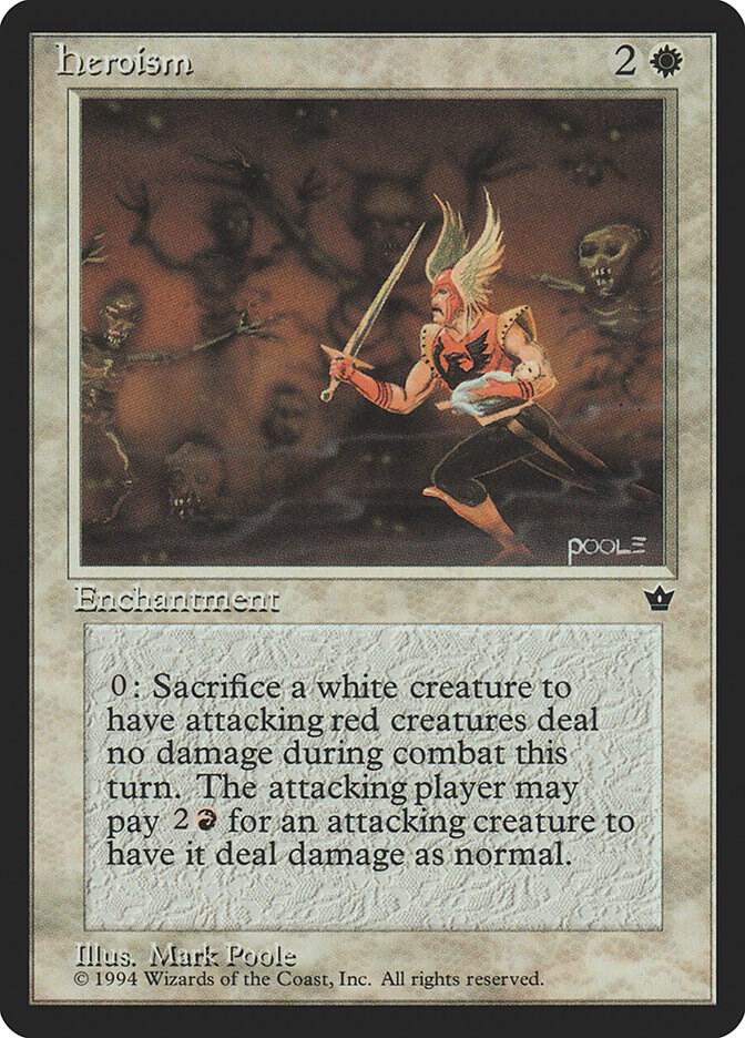 Heroism card from Fallen Empires