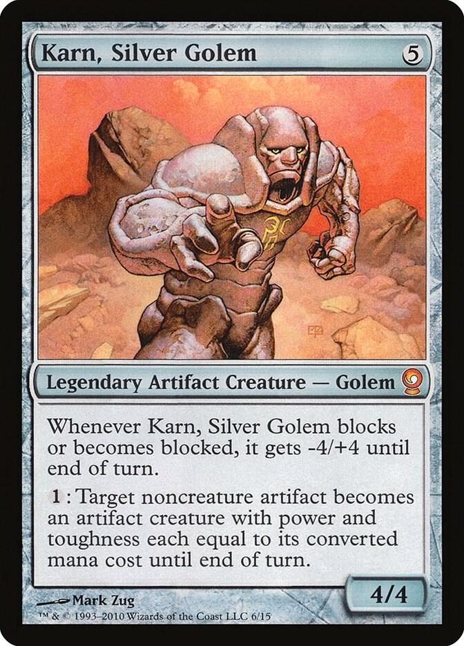 Karn, Silver Golem 6 card from From the Vault: Relics
