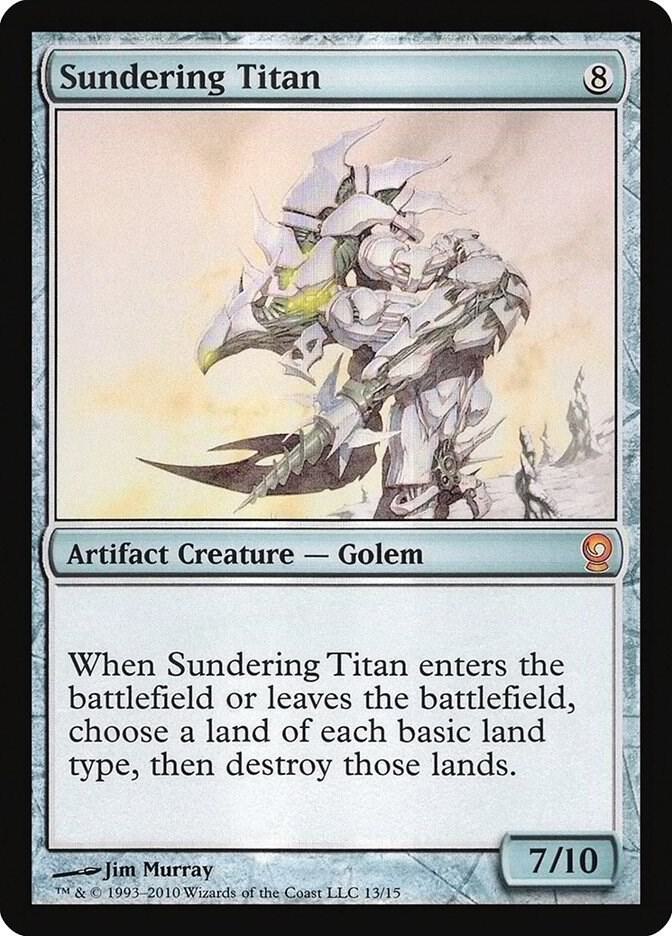 Sundering Titan 13 card from From the Vault: Relics