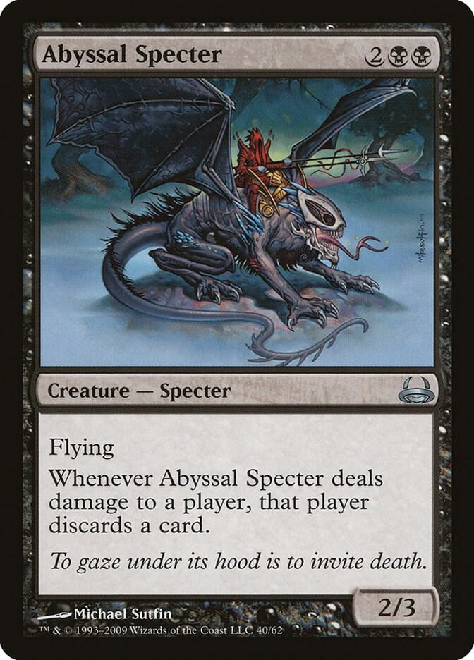 Abyssal Specter 40 card from Duel Decks: Divine vs. Demonic