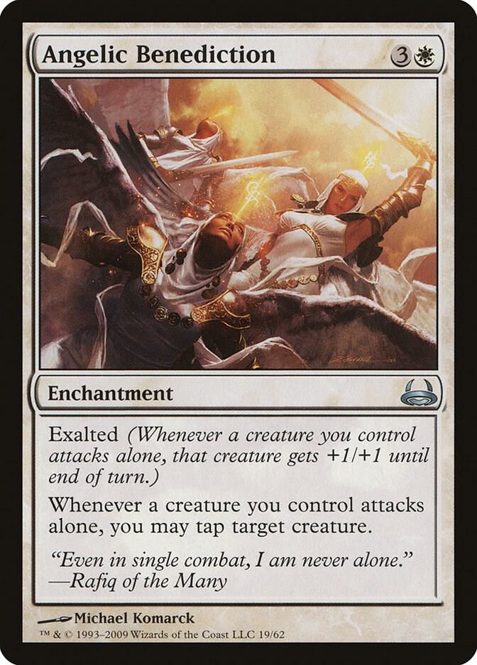 Angelic Benediction 19 card from Duel Decks: Divine vs. Demonic