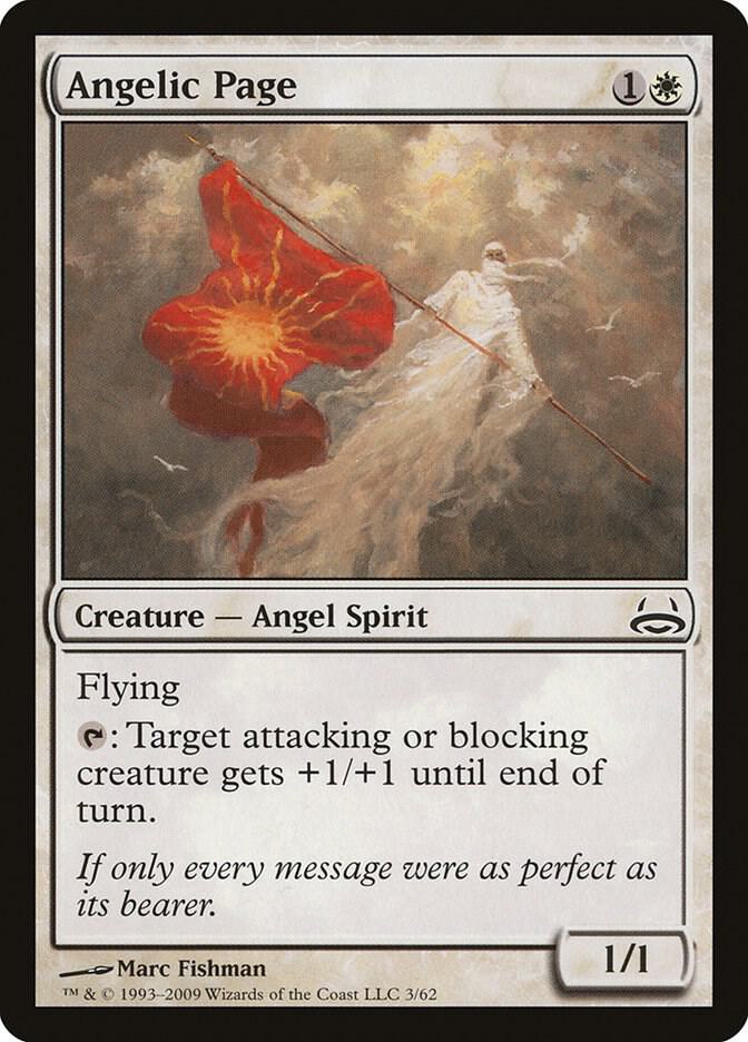 Angelic Page 3 card from Duel Decks: Divine vs. Demonic