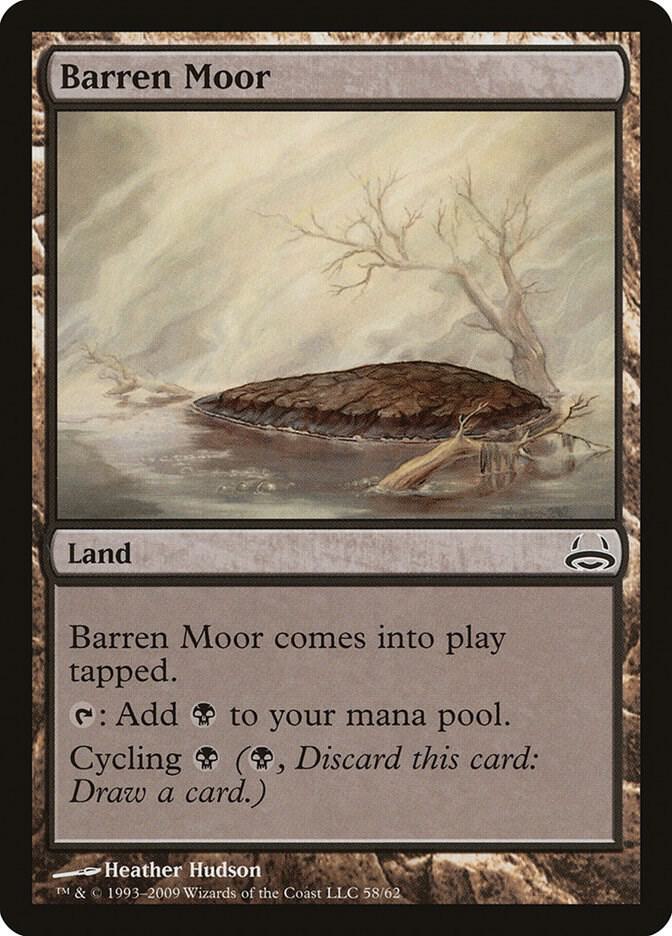 Barren Moor 58 card from Duel Decks: Divine vs. Demonic