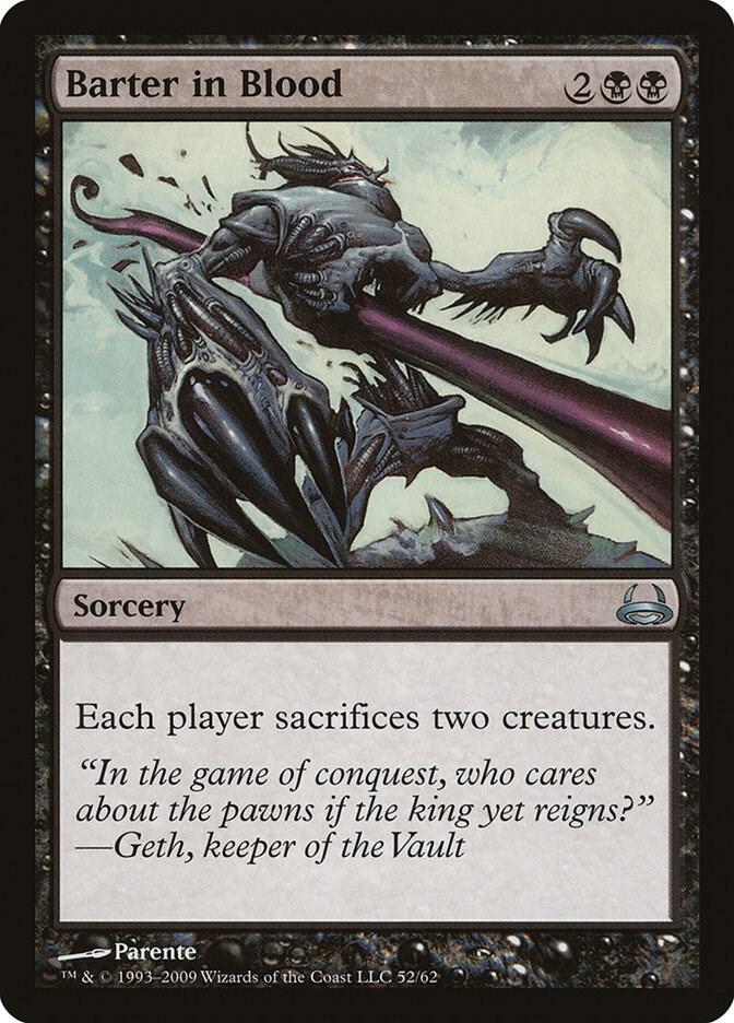Barter in Blood 52 card from Duel Decks: Divine vs. Demonic