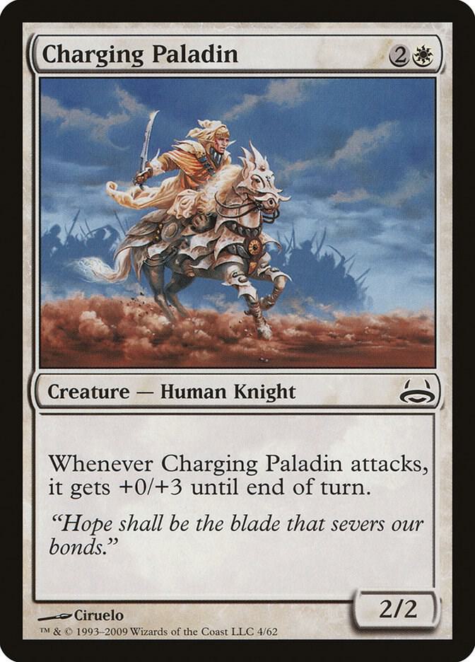 Charging Paladin 4 card from Duel Decks: Divine vs. Demonic