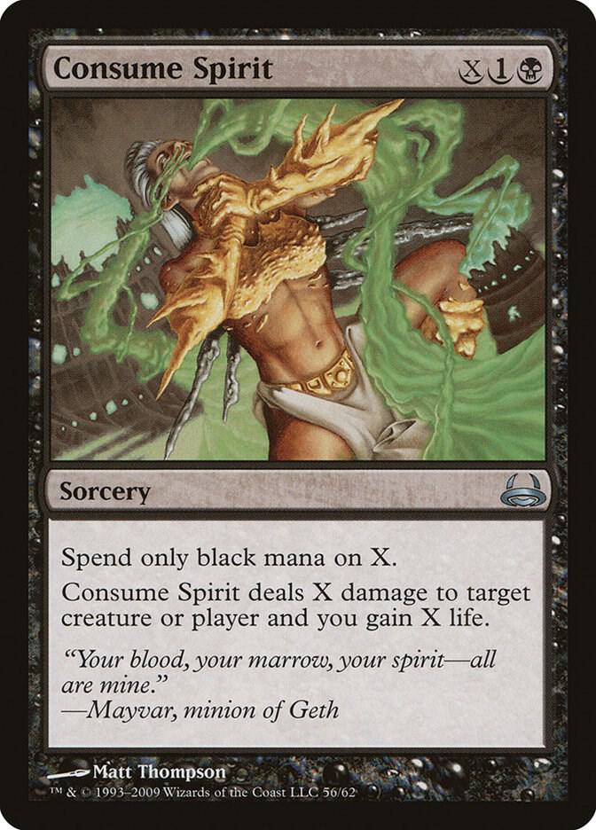Consume Spirit 56 card from Duel Decks: Divine vs. Demonic