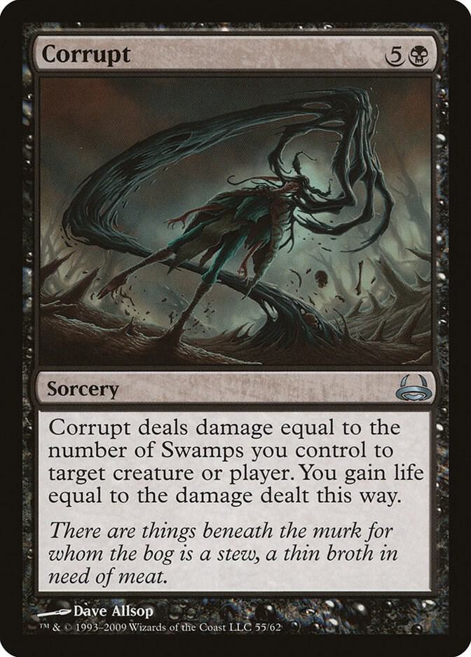Corrupt 55 card from Duel Decks: Divine vs. Demonic