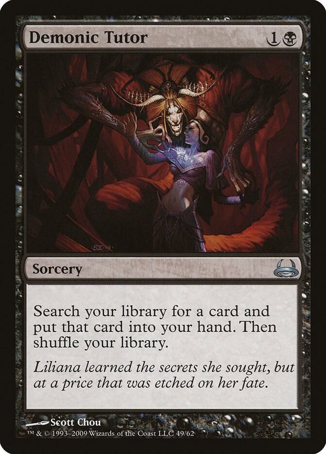 Demonic Tutor 49 card from Duel Decks: Divine vs. Demonic
