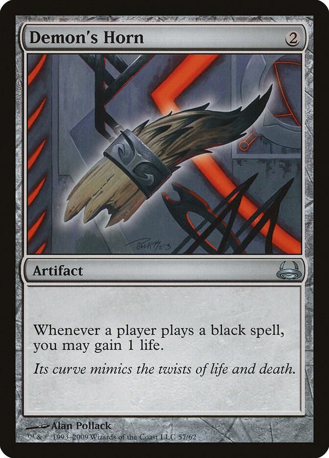 Demon's Horn 57 card from Duel Decks: Divine vs. Demonic