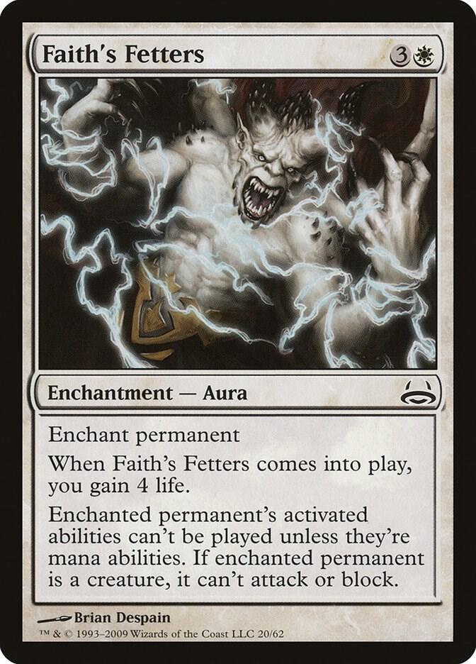 Faith's Fetters 20 card from Duel Decks: Divine vs. Demonic