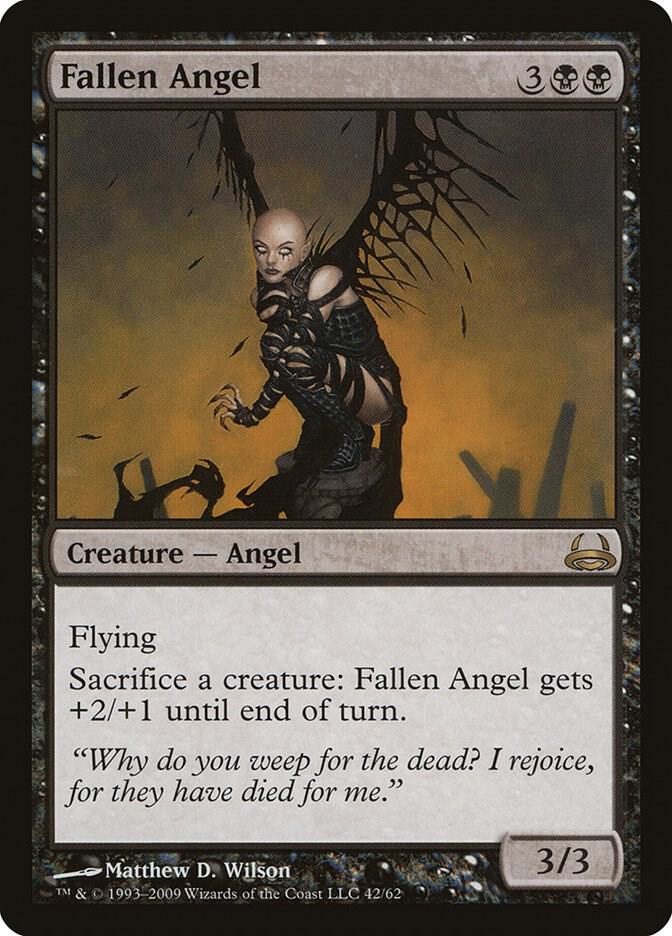 Fallen Angel 42 card from Duel Decks: Divine vs. Demonic