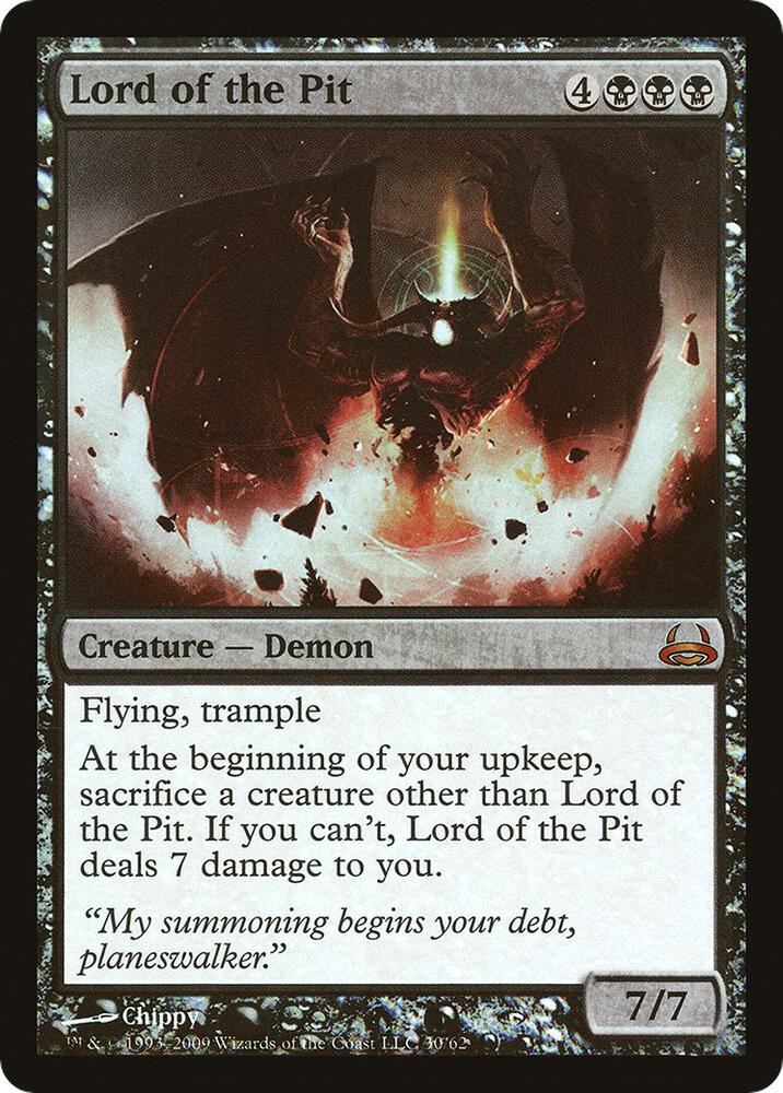 Lord of the Pit 30 card from Duel Decks: Divine vs. Demonic