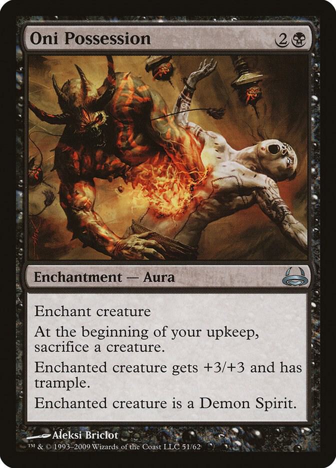 Oni Possession 51 card from Duel Decks: Divine vs. Demonic
