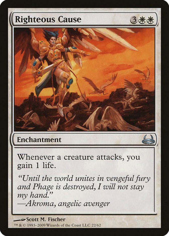 Righteous Cause 22 card from Duel Decks: Divine vs. Demonic