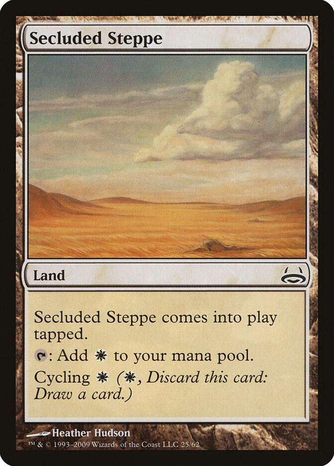 Secluded Steppe 25 card from Duel Decks: Divine vs. Demonic