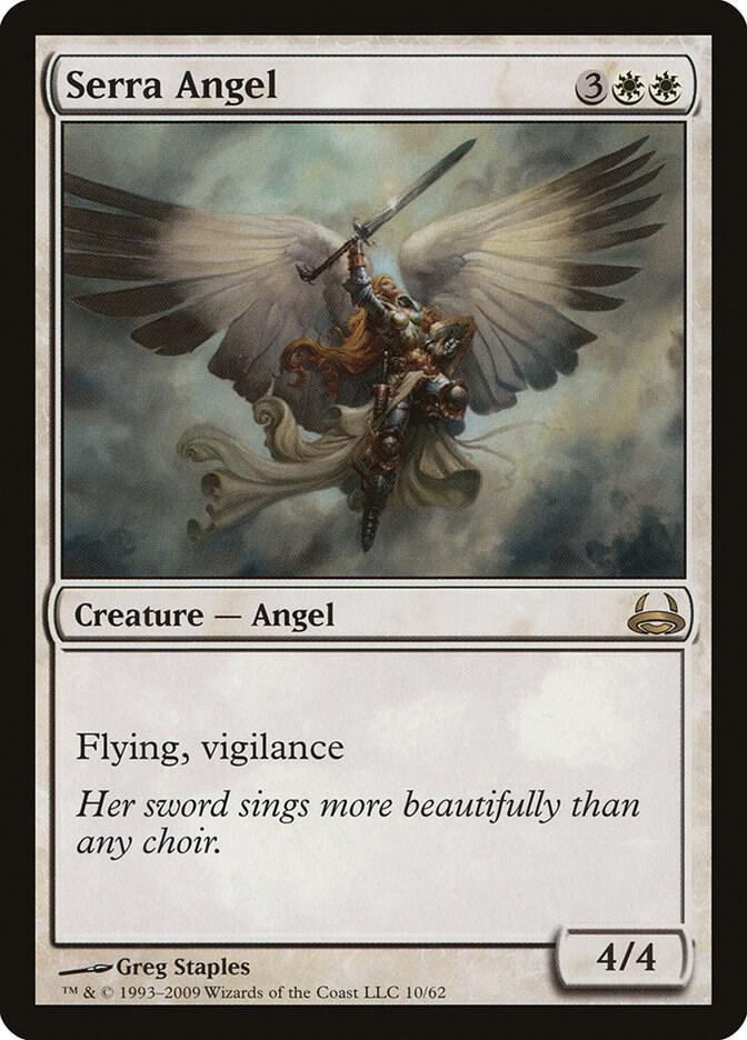Serra Angel 10 card from Duel Decks: Divine vs. Demonic