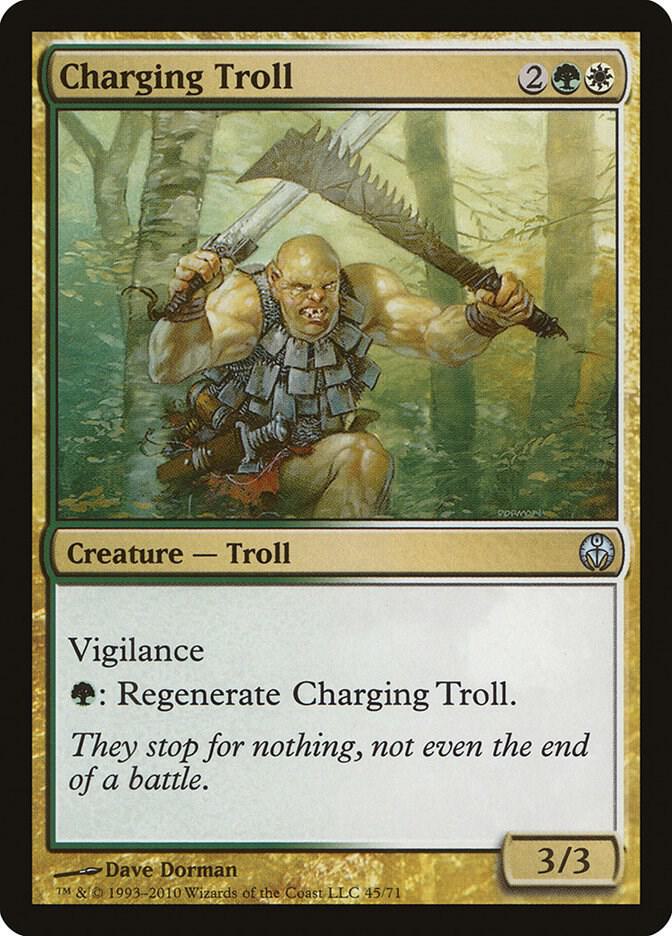 Charging Troll 45 card from Duel Decks: Phyrexia vs. the Coalition
