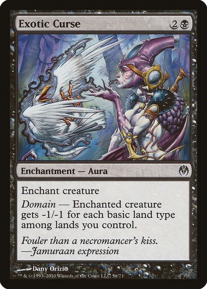 Exotic Curse 56 card from Duel Decks: Phyrexia vs. the Coalition