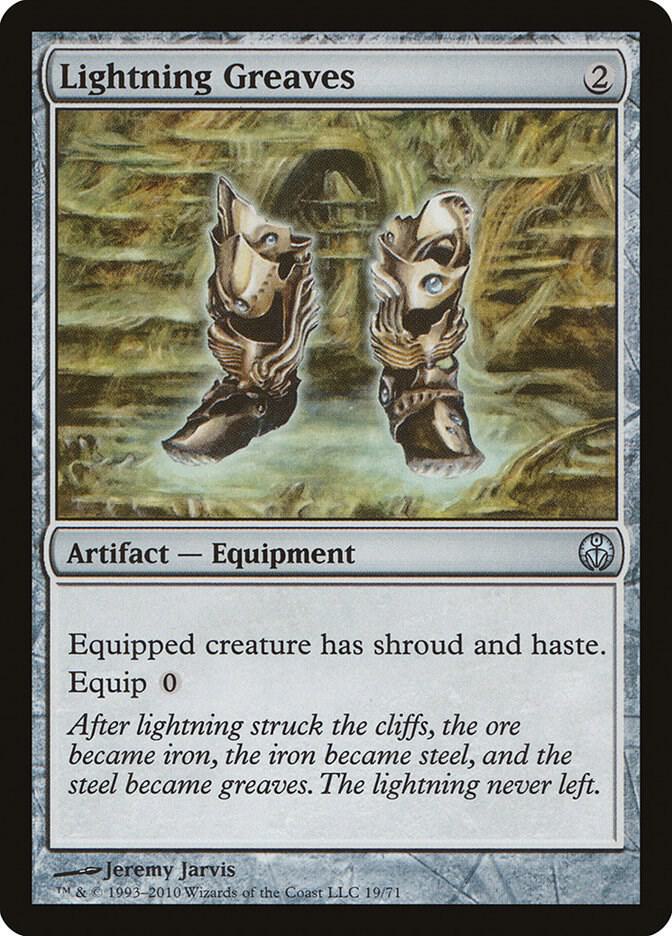Lightning Greaves 19 card from Duel Decks: Phyrexia vs. the Coalition