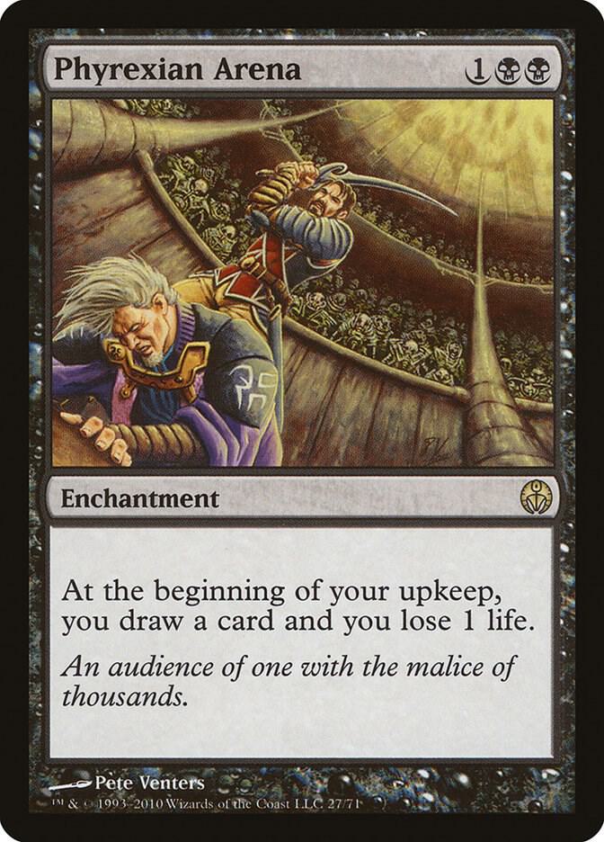 Phyrexian Arena 27 card from Duel Decks: Phyrexia vs. the Coalition