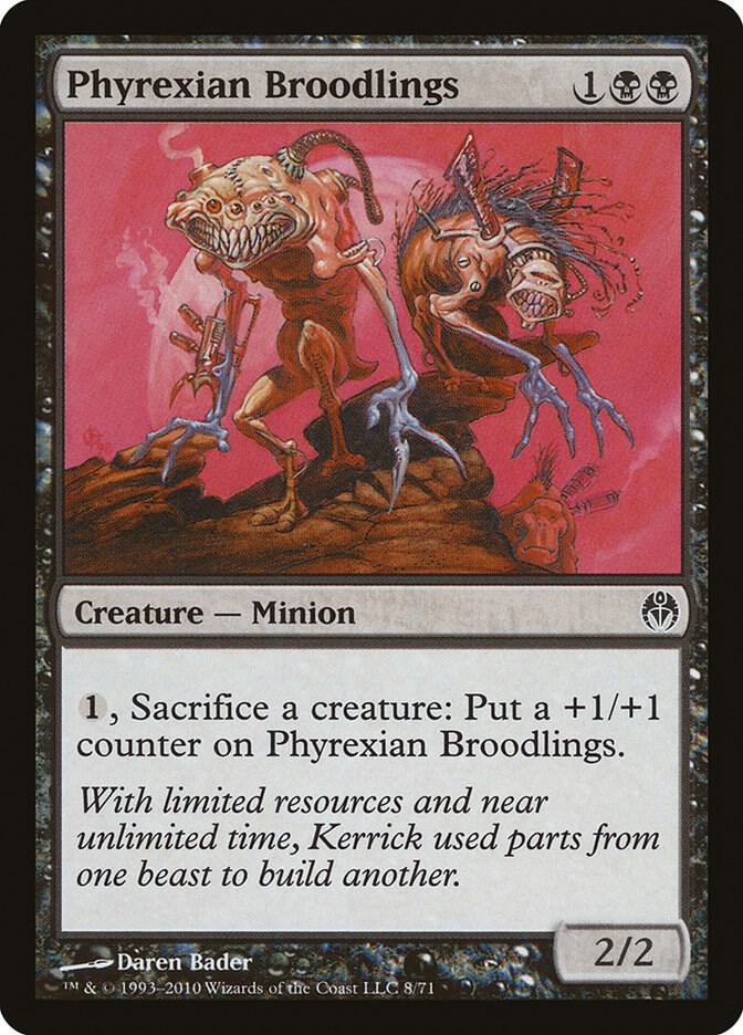 Phyrexian Broodlings 8 card from Duel Decks: Phyrexia vs. the Coalition