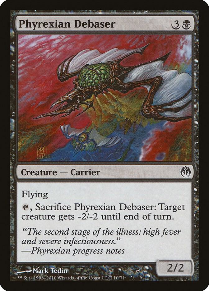Phyrexian Debaser 10 card from Duel Decks: Phyrexia vs. the Coalition