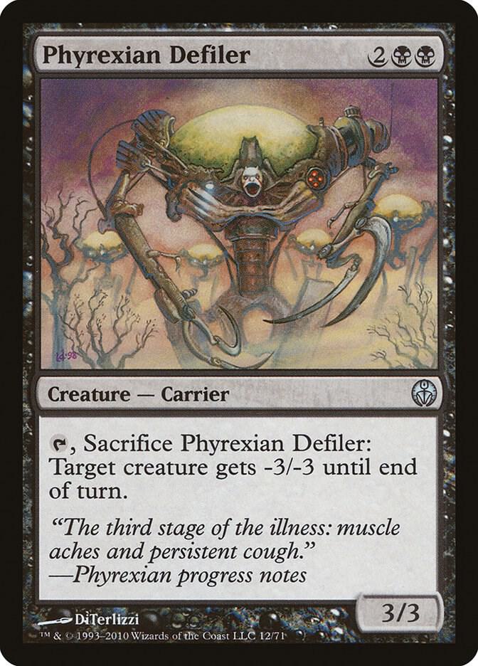 Phyrexian Defiler 12 card from Duel Decks: Phyrexia vs. the Coalition