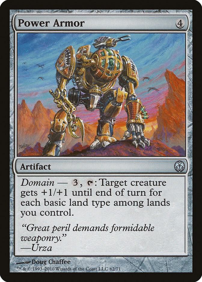 Power Armor 62 card from Duel Decks: Phyrexia vs. the Coalition