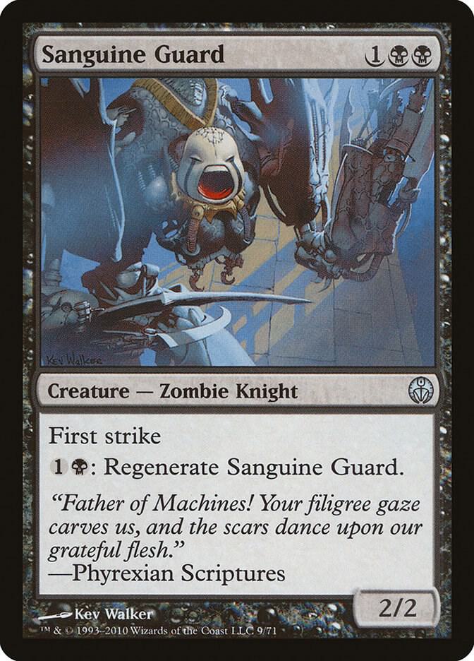 Sanguine Guard 9 card from Duel Decks: Phyrexia vs. the Coalition