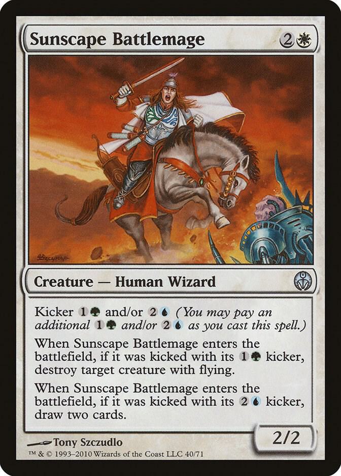 Sunscape Battlemage 40 card from Duel Decks: Phyrexia vs. the Coalition